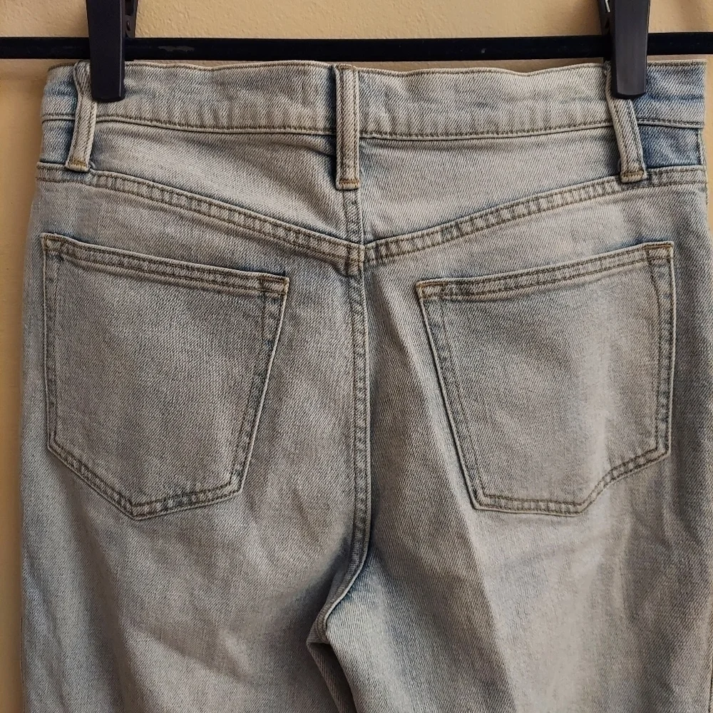 VINCE Lightwash High Waisted Straight Button Fly Jeans 30 - Picture 10 of 11